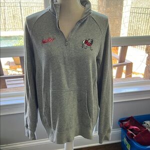 UGA Nike Gray Quarter Zip